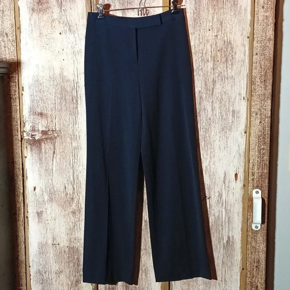 Casual Corner Pants - Casual Corner trouserhigh waist wide leg office career zip closure stretch sz 4